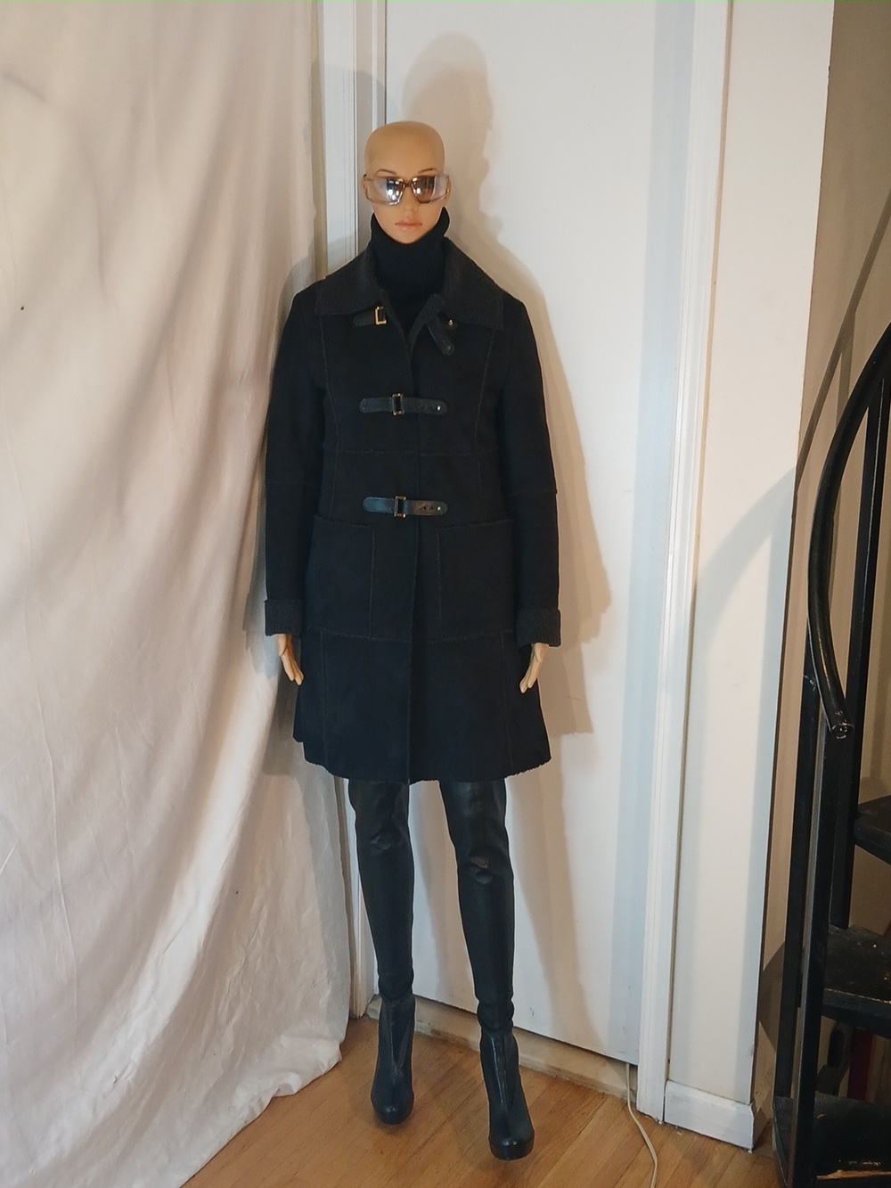 Stunning Lauren Ralph Lauren Black Winter Coat